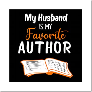 Husband  Author Book Writer Outfit Book Writer Posters and Art